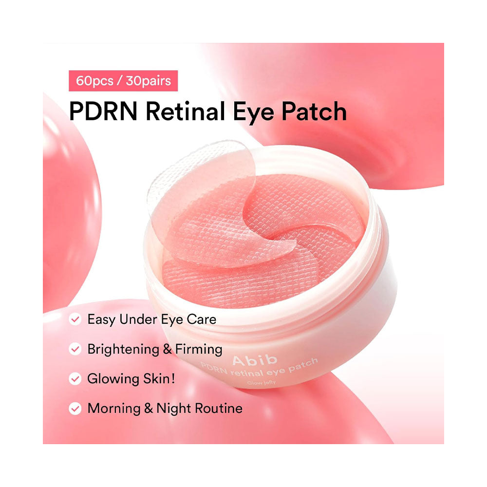 ABIB PDRN Retinal Eye Patch Glow Jelly - Peaches&Creme Shop Korean Skincare Malta