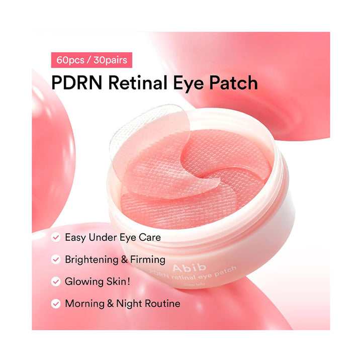 ABIB PDRN Retinal Eye Patch Glow Jelly - Peaches&Creme Shop Korean Skincare Malta