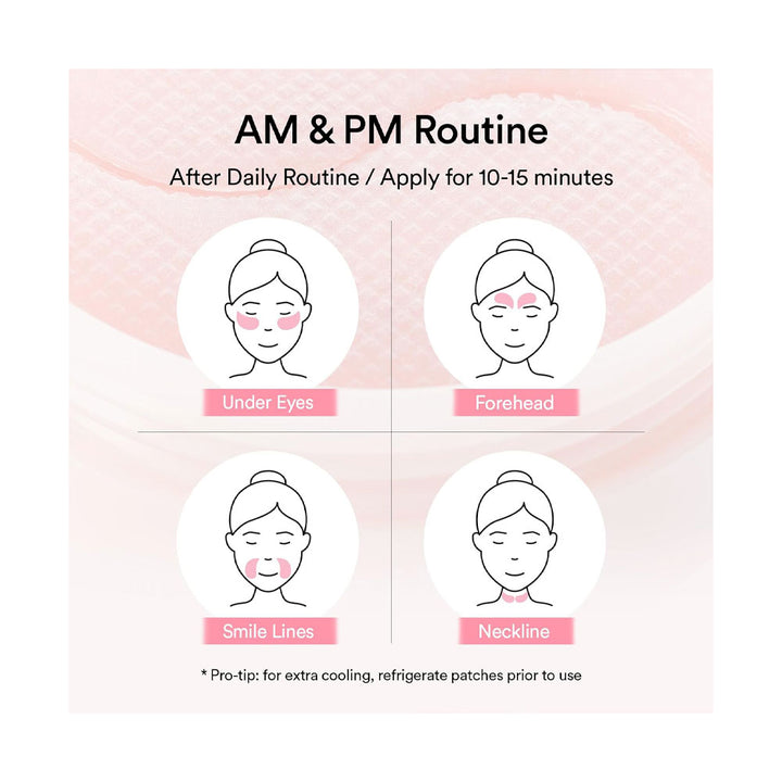 ABIB PDRN Retinal Eye Patch Glow Jelly - Peaches&Creme Shop Korean Skincare Malta