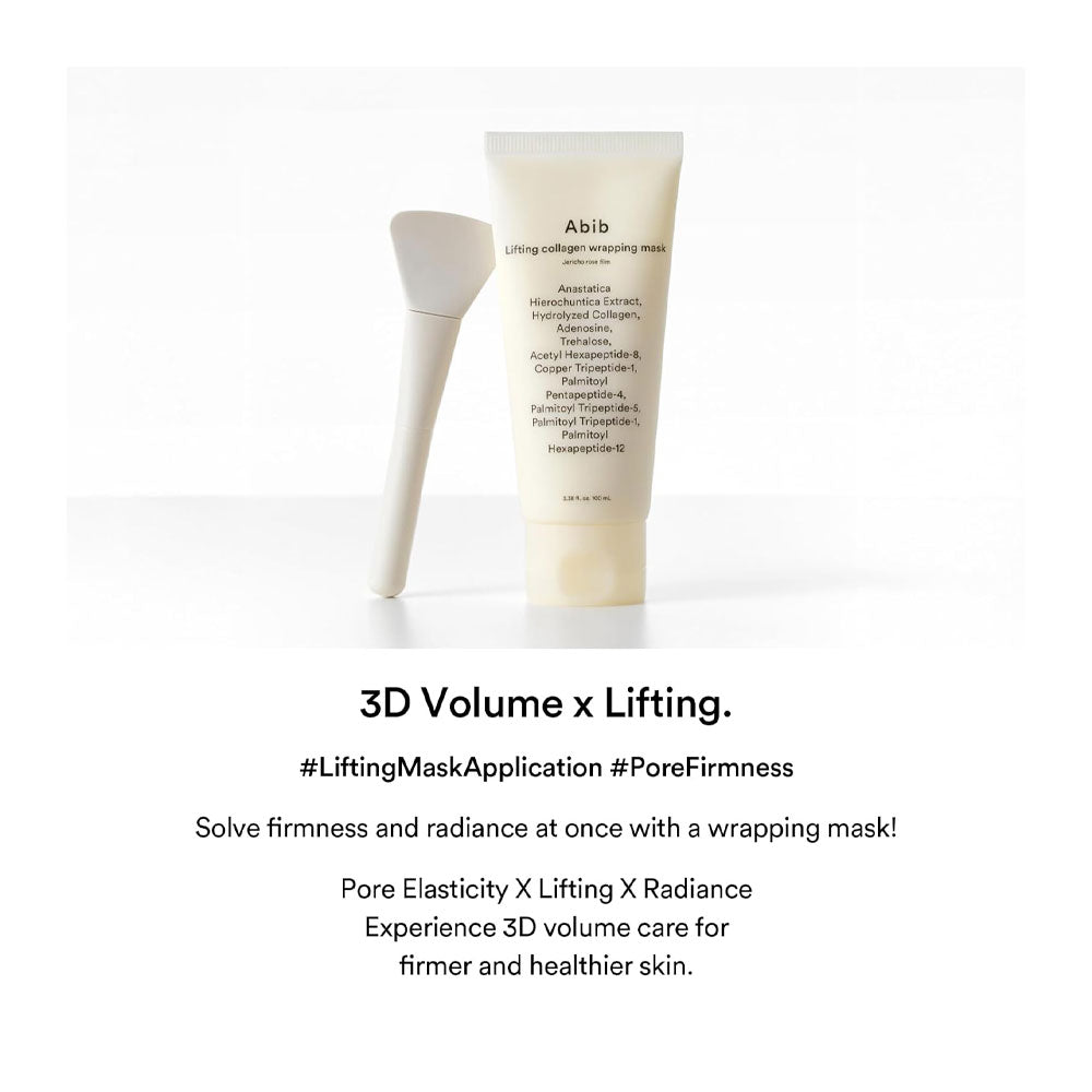 ABIB Lifting Collagen Wrapping Mask Jericho Rose Film - Peaches&Creme Shop Korean Skincare Malta