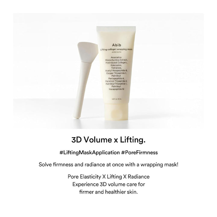 ABIB Lifting Collagen Wrapping Mask Jericho Rose Film - Peaches&Creme Shop Korean Skincare Malta