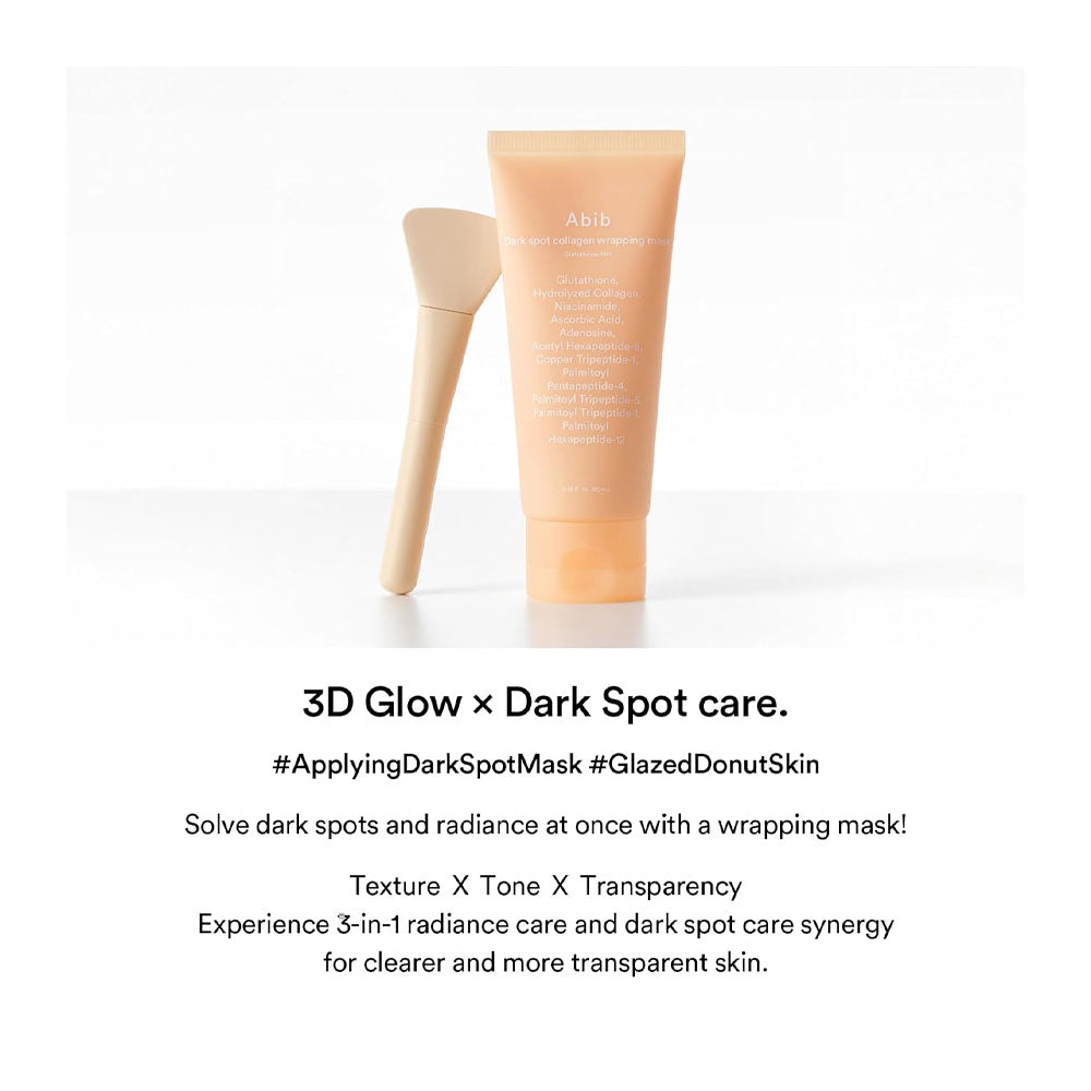 ABIB Dark Spot Collagen Wrapping Mask Glutathione Film - Peaches&Creme Shop Korean Skincare Malta