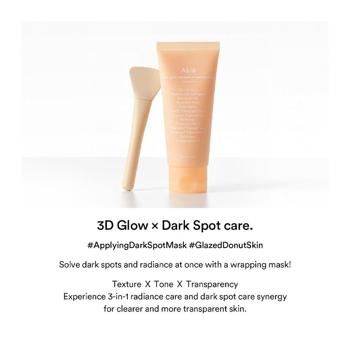 ABIB Dark Spot Collagen Wrapping Mask Glutathione Film - Peaches&Creme Shop Korean Skincare Malta