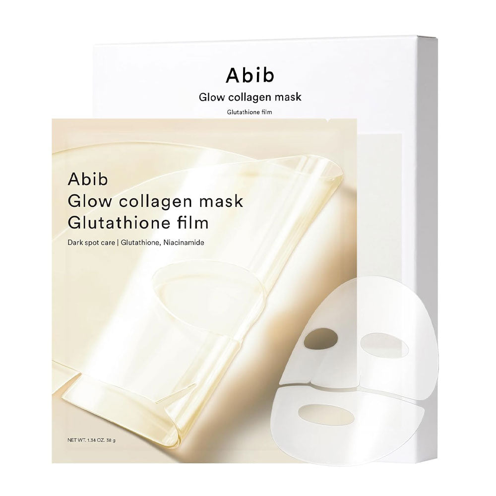 ABIB Glow Collagen Mask Glutathione Film - Peaches&Creme Shop Korean Skincare Malta