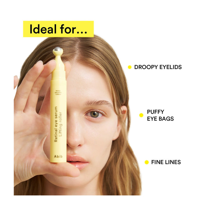 ABIB Retinal Eye Serum Lifting Roller - Peaches&amp;Creme Shop Korean Skincare Malta