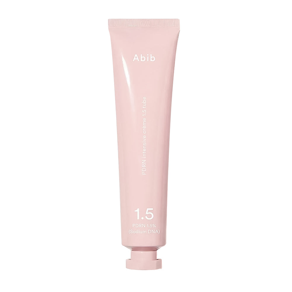 A light pink squeeze tube of Abib 1.5 Formless Serum (Sodium DNA) on a solid white background.