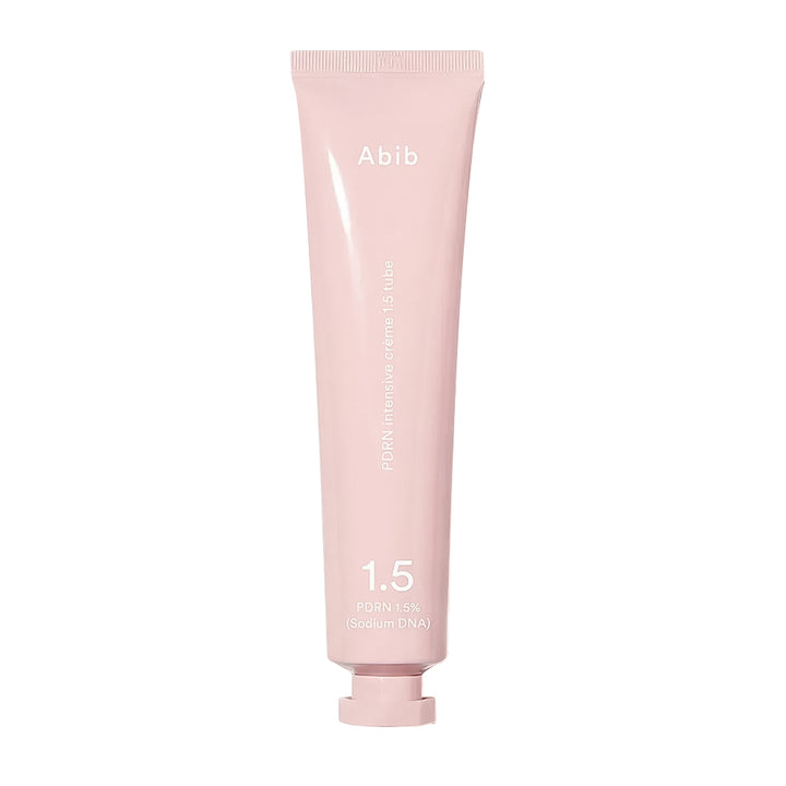 A light pink squeeze tube of Abib 1.5 Formless Serum (Sodium DNA) on a solid white background.