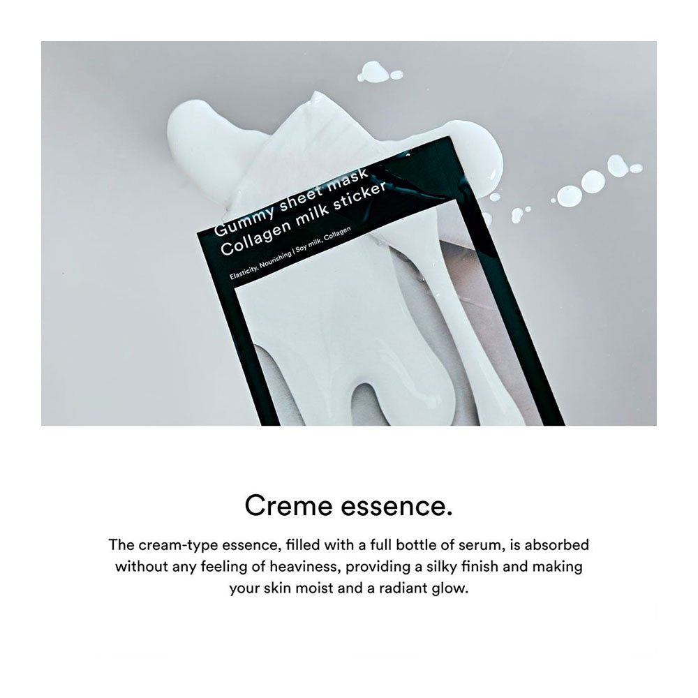 A sheet mask package labeled &
