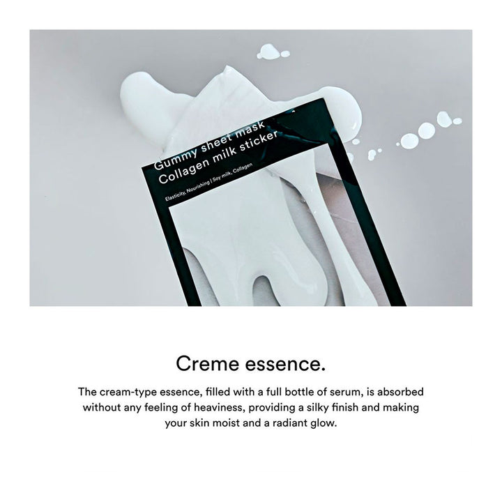 A sheet mask package labeled &