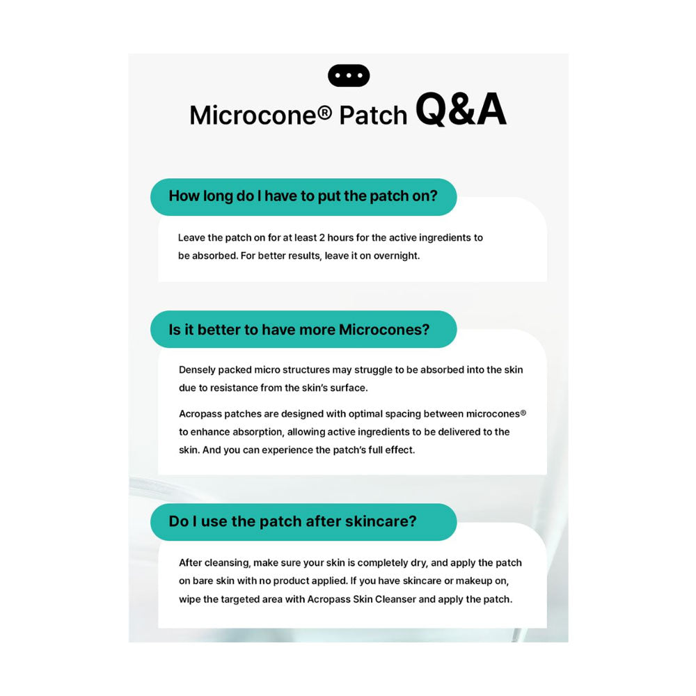 ACROPASS Pore Care Microcone Patch - Peaches&amp;Creme Korean Skincare