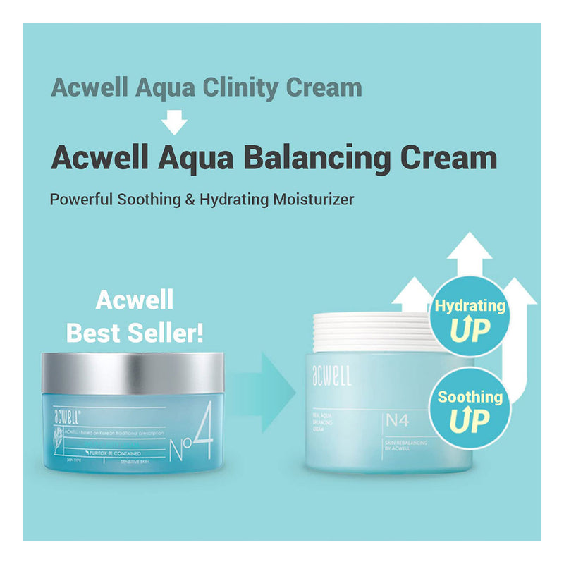 ACWELL Real Aqua Balancing Cream - Peaches&Creme Shop Korean Skincare MaltaACWELL Real Aqua Balancing Cream - Peaches&Creme Shop Korean Skincare Malta