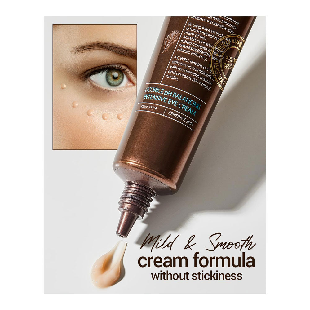 ACWELL Licorice ph Balancing Intensive Eye Cream - Peaches&Creme Shop Korean Skincare Malta