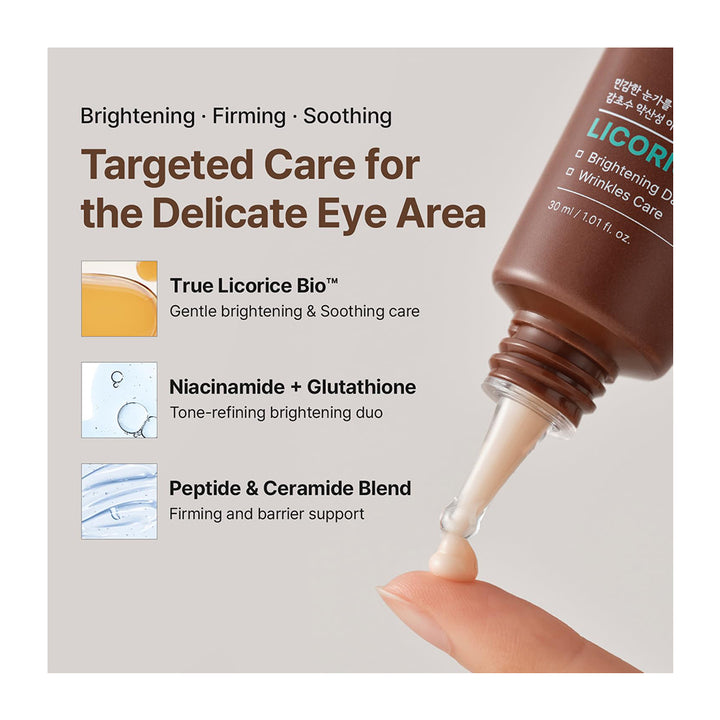 ACWELL Licorice ph Balancing Intensive Eye Cream - Peaches&amp;Creme Shop Korean Skincare Malta