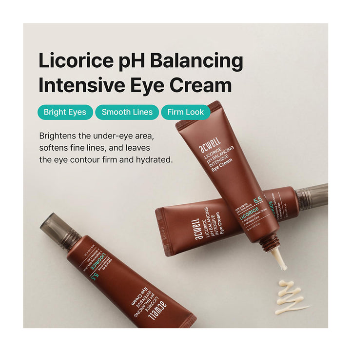 ACWELL Licorice ph Balancing Intensive Eye Cream - Peaches&amp;Creme Shop Korean Skincare Malta