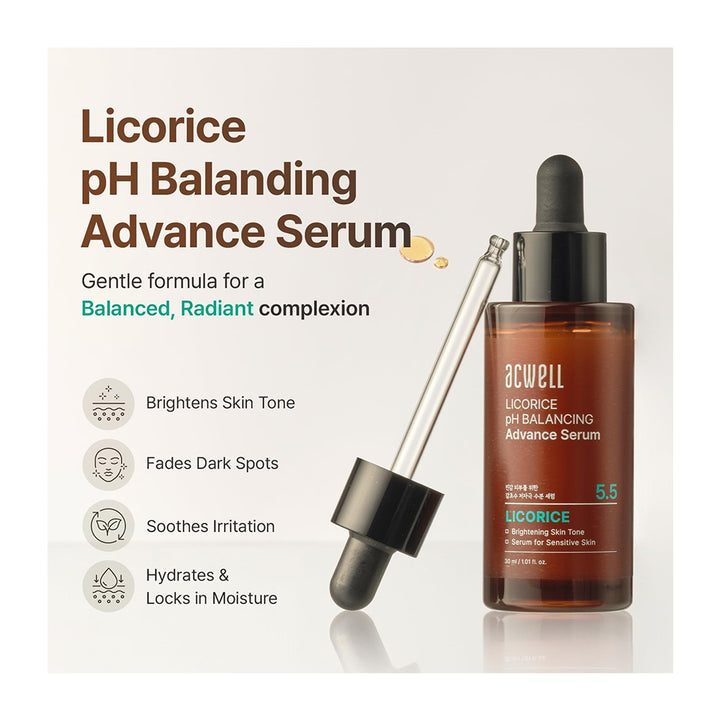 ACWELL Licorice pH Balancing Advance Serum - Peaches&amp;Creme K-Beauty &amp; Skincare Malta