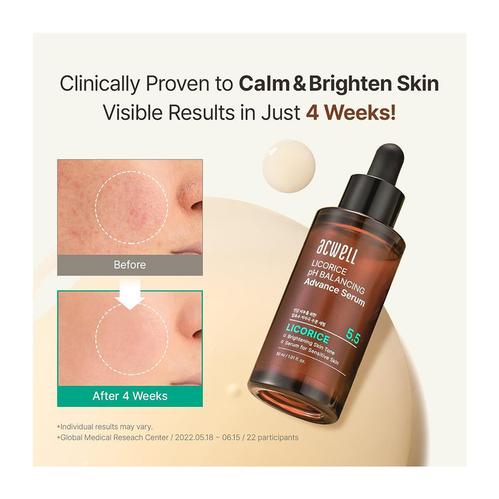 ACWELL Licorice pH Balancing Advance Serum - Peaches&amp;Creme K-Beauty &amp; Skincare Malta