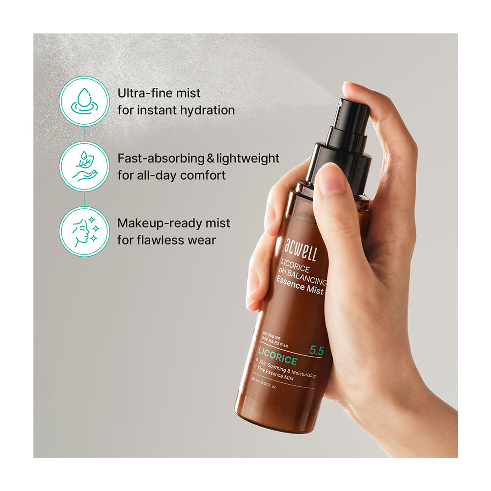 ACWELL Licorice pH Balancing Essence Mist - Peaches&amp;Creme K-Beauty &amp; Skincare Malta