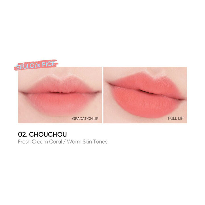 AMUSE Chou Velvet Lip Tint - Peaches&Creme Shop Korean Skincare Malta