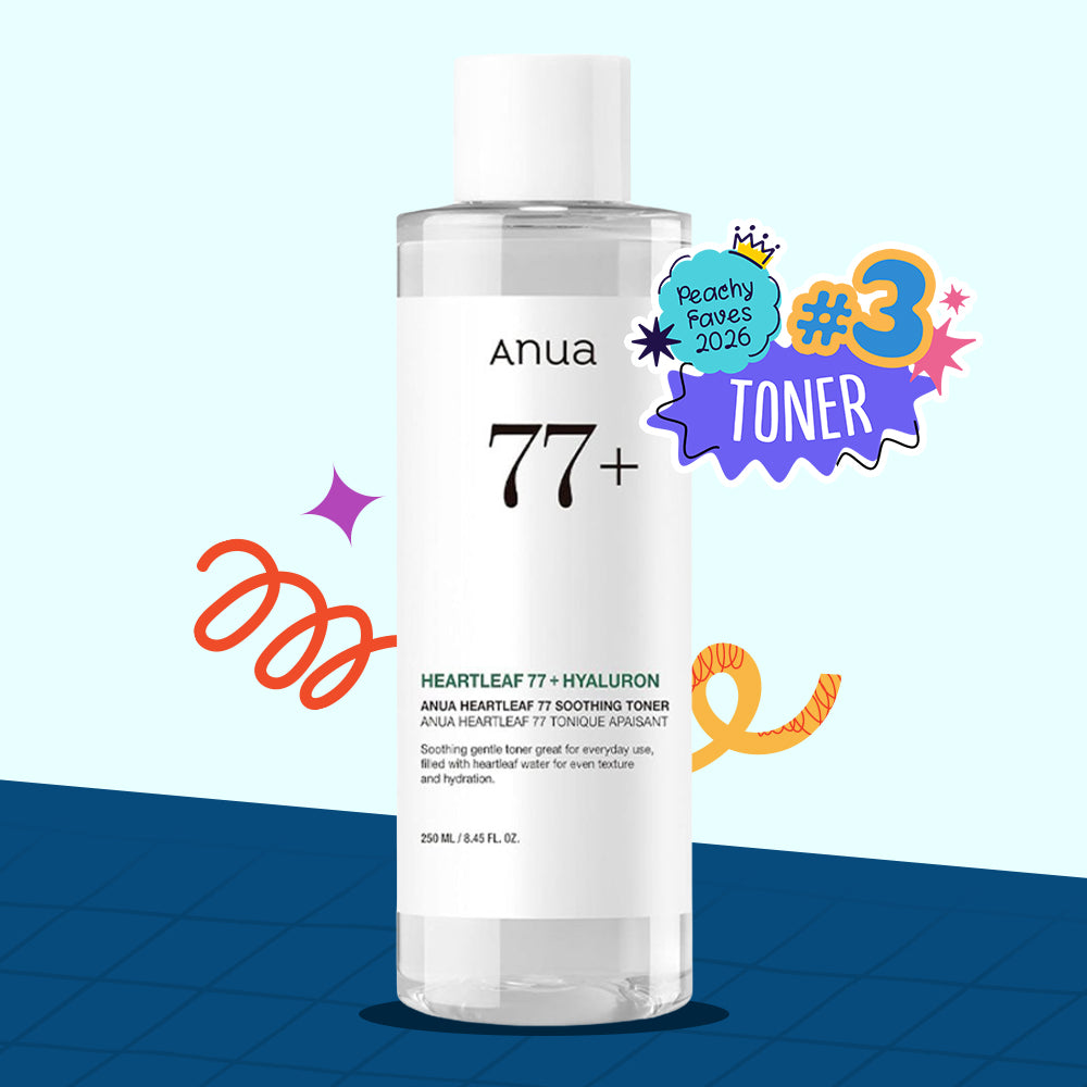 ANUA Heartleaf 77% Soothing Toner - Peaches&amp;Creme Shop Korean Skincare Malta