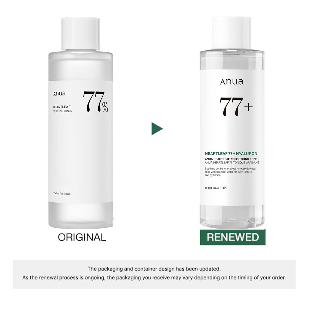 ANUA Heartleaf 77% Soothing Toner - Peaches&Creme Shop Korean Skincare Malta