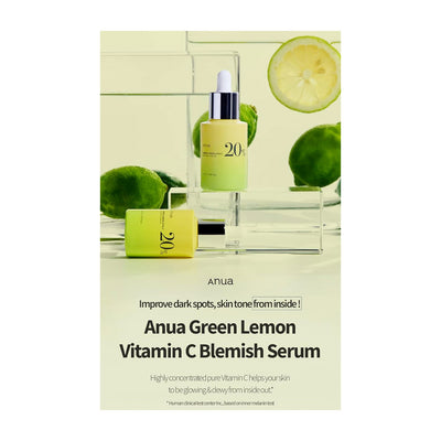 ANUA Green Lemon Vitamin C Blemish Serum - Peaches&Creme Shop Korean Skincare Malta