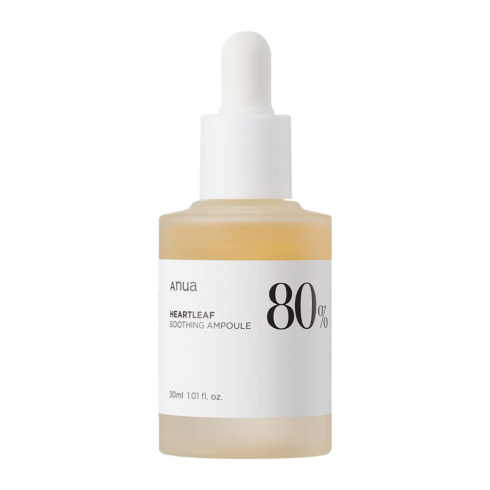 ANUA Heartleaf 80% Soothing Ampoule - Peaches&Creme Shop Korean Skincare Malta