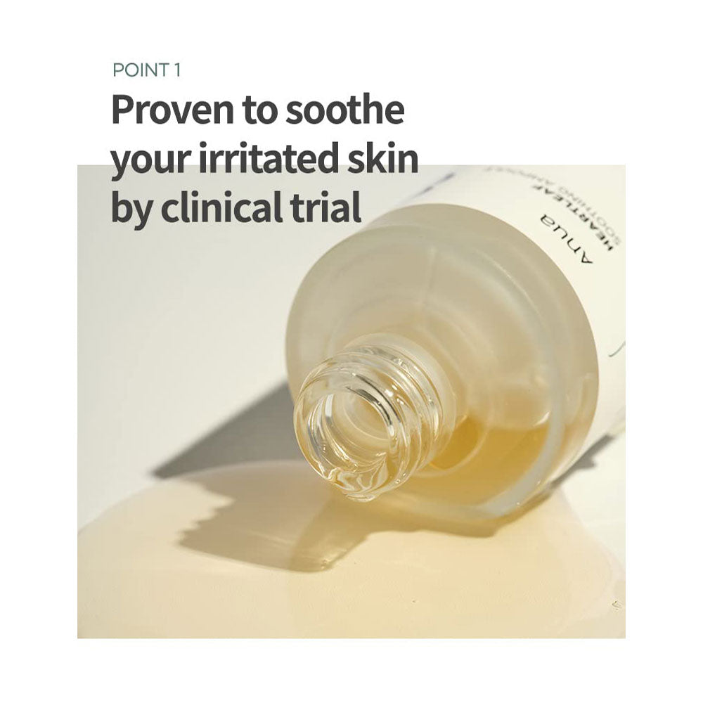 ANUA Heartleaf 80% Soothing Ampoule - Peaches&Creme Shop Korean Skincare Malta