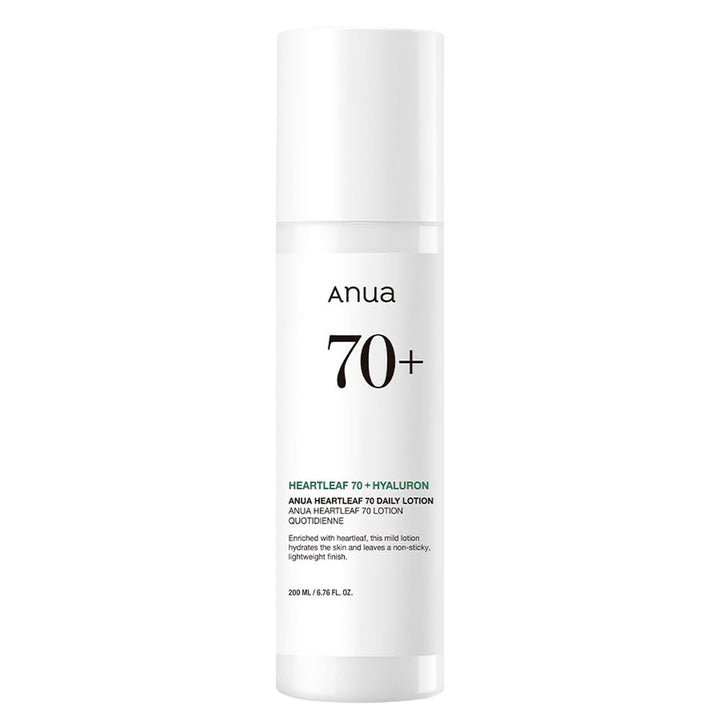 ANUA Heartleaf 70% Daily Lotion - Peaches&Creme Shop Korean Skincare Malta