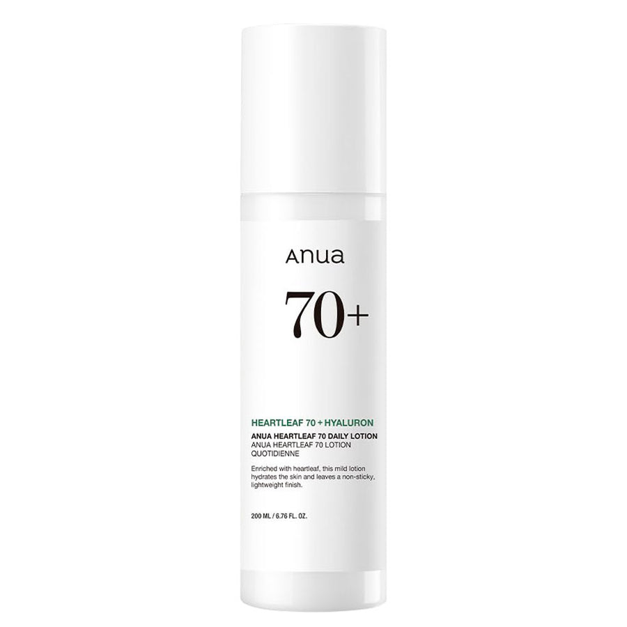 ANUA Heartleaf 70% Daily Lotion - Peaches&Creme Shop Korean Skincare Malta