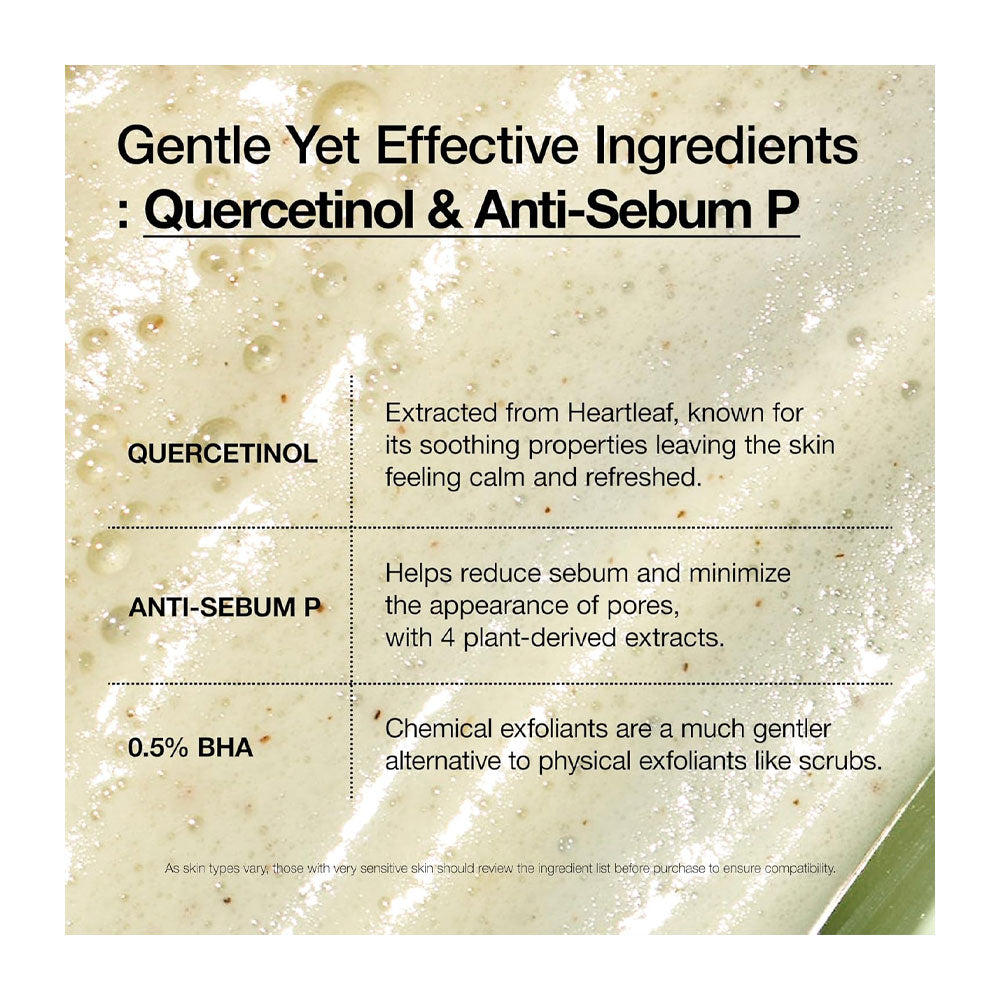 ANUA Heartleaf Quercetinol Pore Deep Cleansing Foam - Peaches&Creme Shop Korean Skincare Malta