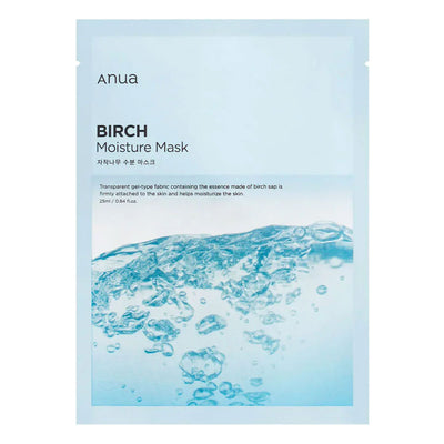 ANUA Birch Moisture Mask - Peaches&Creme Shop Korean Skincare Malta
