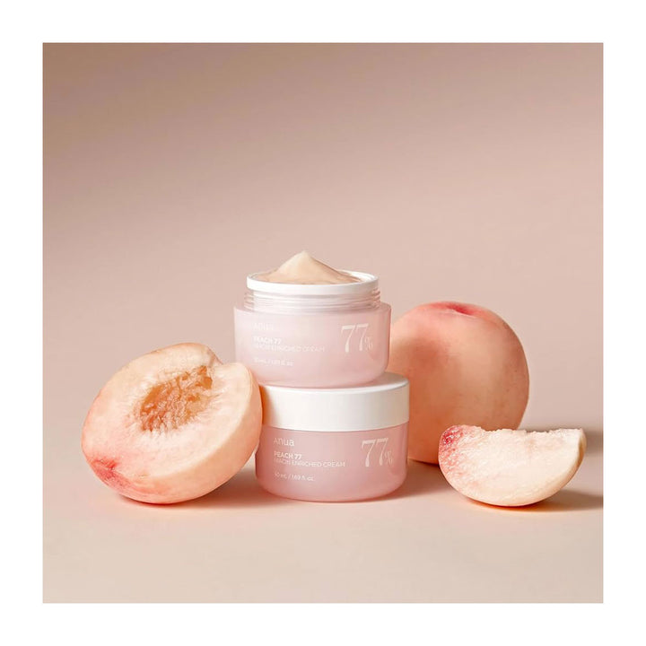 ANUA Peach 77% Niacin Enriched Cream - Peaches&Creme Shop Korean Skincare Malta