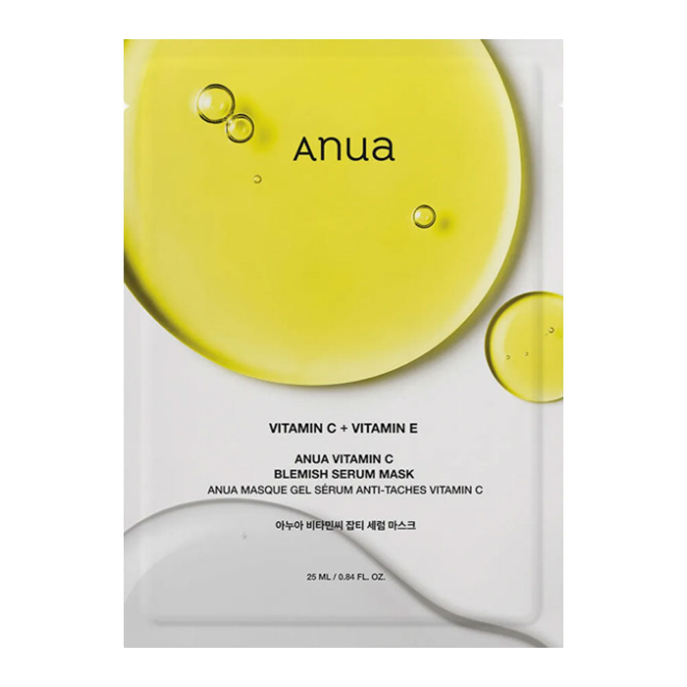 ANUA Vitamin C Blemish Serum Mask - Peaches&Creme Shop Korean Skincare Malta