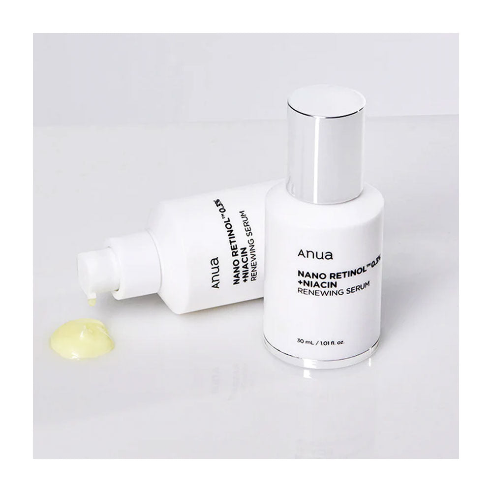 ANUA Nano Retinol 0.3% + Niacin Renewing Serum - Peaches&Creme Shop Korean Skincare Malta