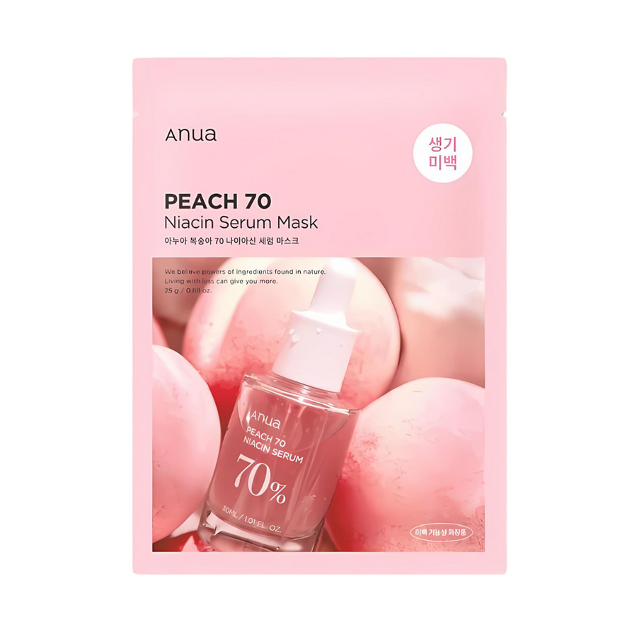 ANUA Peach 70 Niacin Serum Mask - Peaches&Creme Korean Skincare Malta