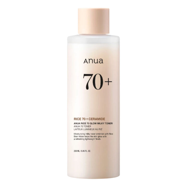 ANUA Rice 70 Glow Milky Toner - Peaches&Creme Shop Korean Skincare Malta