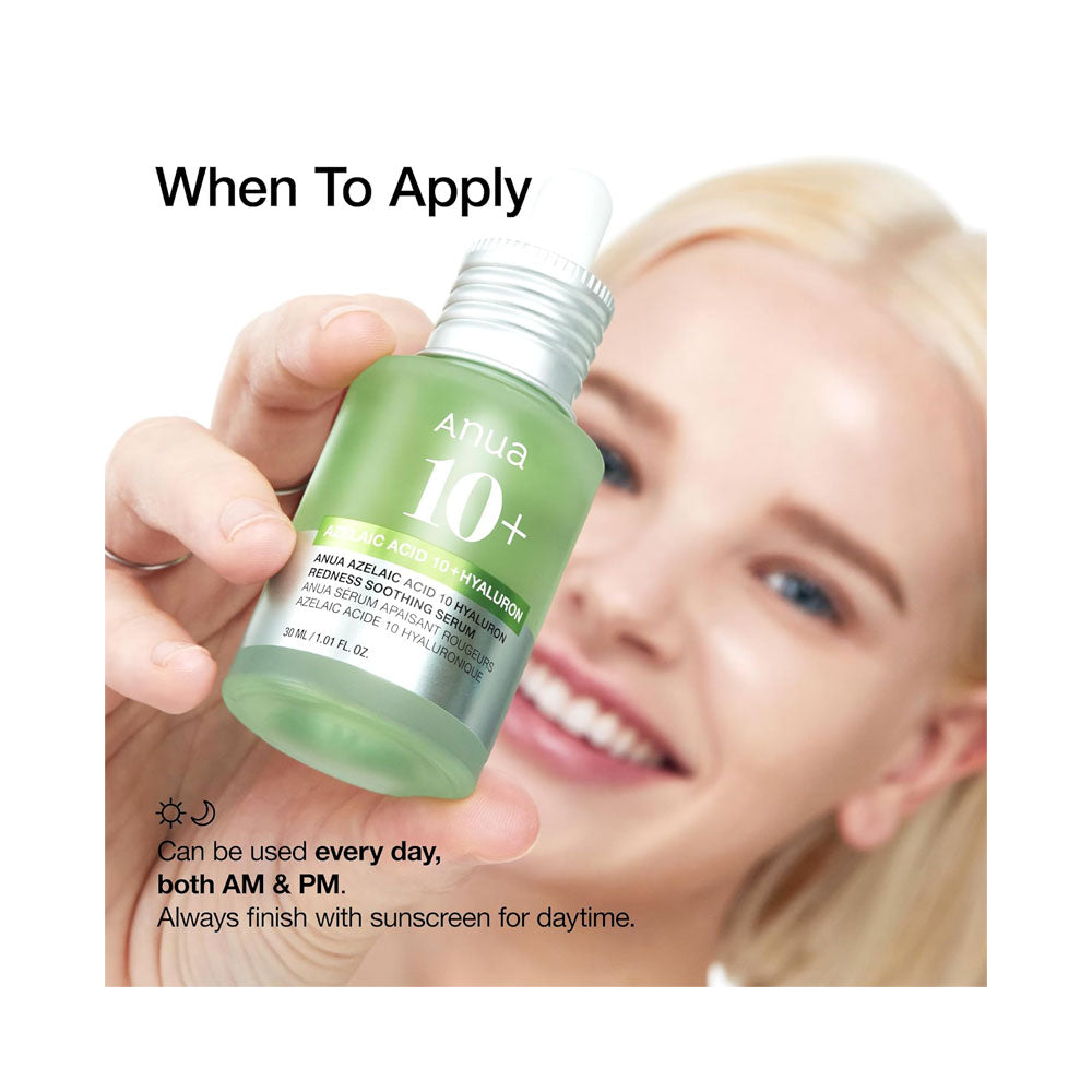 ANUA Azelaic Acid 10+ Hyaluron Serum - Peaches&Creme Shop Korean Skincare Malta