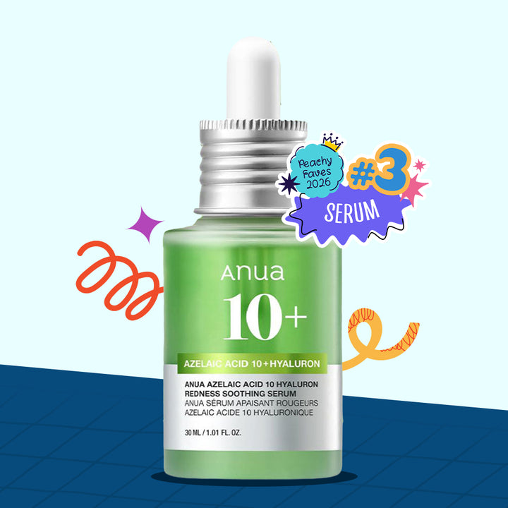 ANUA Azelaic Acid 10+ Hyaluron Serum - Peaches&amp;Creme Shop Korean Skincare Malta