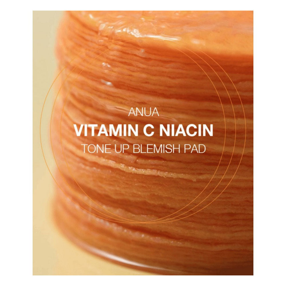 ANUA Vitamin C Niacin Tone Up Blemish Pad - Peaches&Creme Shop Korean Skincare Malta