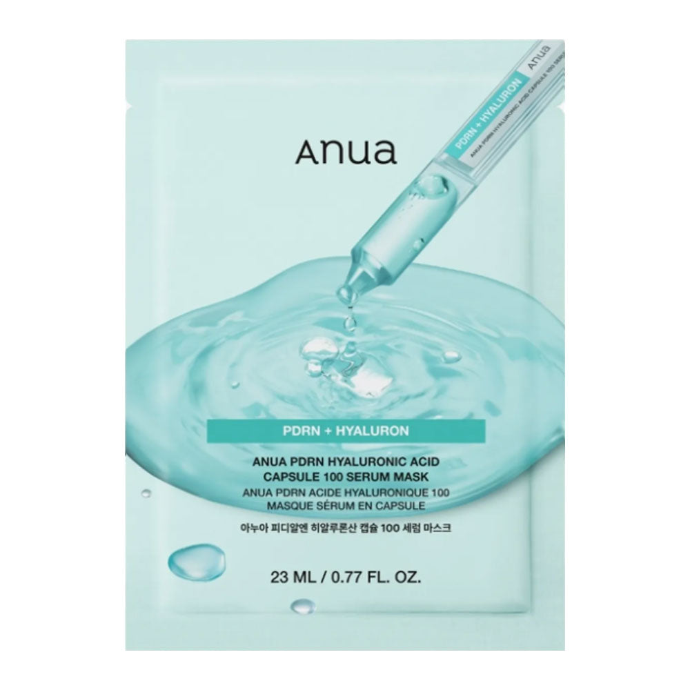 ANUA PDRN Hyaluronic Acid Capsule 100 Serum Mask - Peaches&Creme Shop Korean Skincare Malta