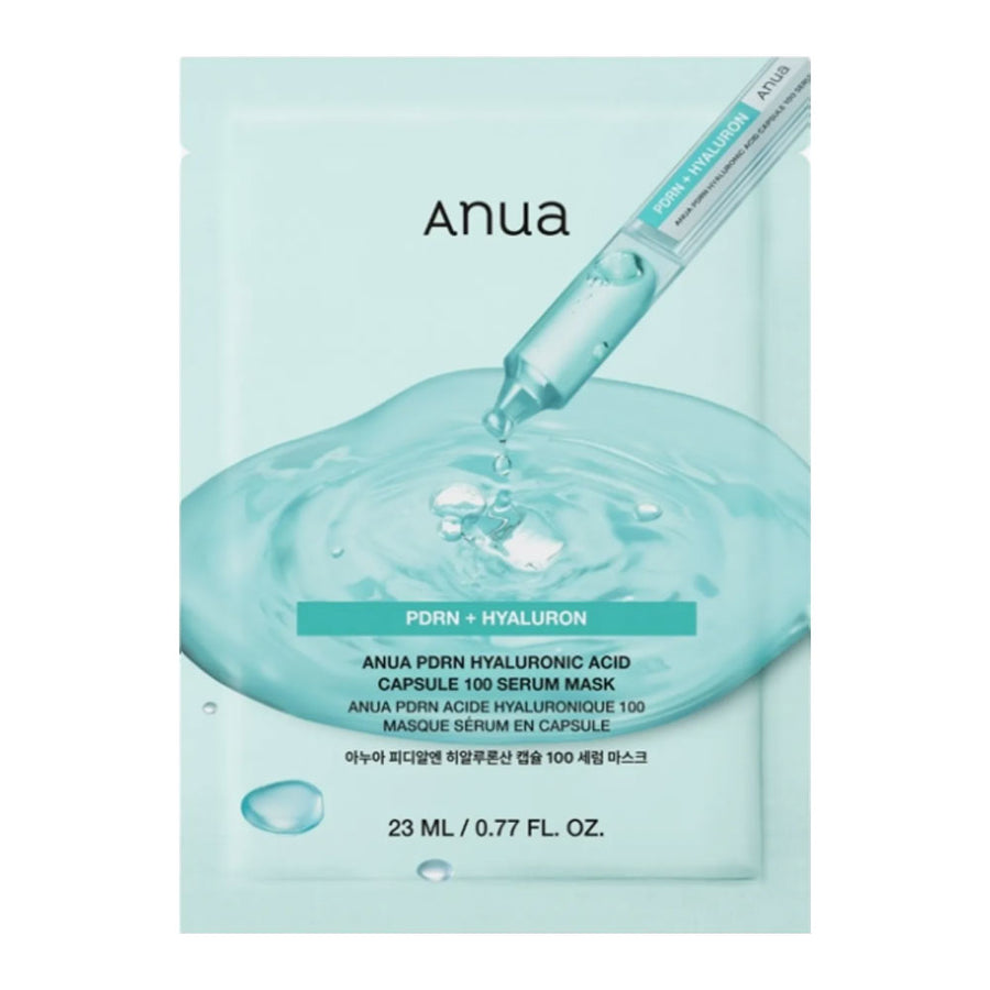 ANUA PDRN Hyaluronic Acid Capsule 100 Serum Mask - Peaches&Creme Shop Korean Skincare Malta
