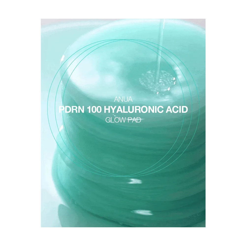 ANUA PDRN 100 Hyaluronic Acid Glow Pad - Peaches&Creme Shop Korean Skincare Malta