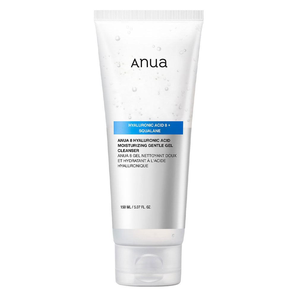ANUA 8 Hyaluronic Acid Moisturizing Gentle Gel Cleanser - Peaches&Creme Shop Korean Skincare Malta