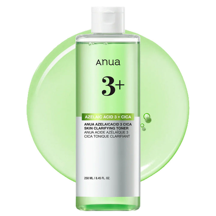 ANUA Azelaic 3 Cica Skin Clarifying Toner - Peaches&Creme Shop Korean Skincare Malta
