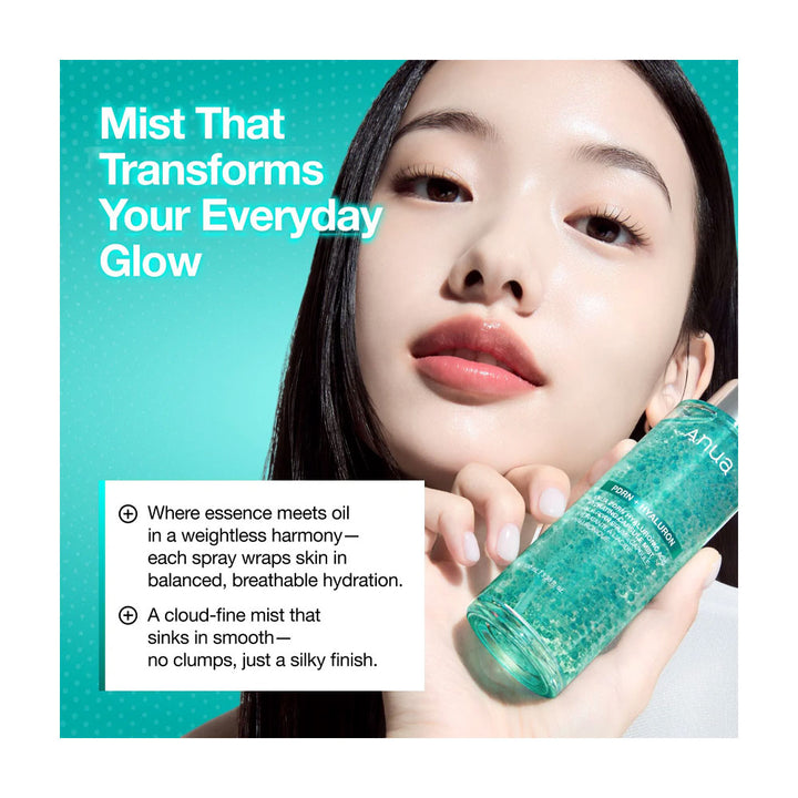 ANUA PDRN Collagen Glow Facial Serum Spray - Peaches&Creme Shop Korean Skincare Malta