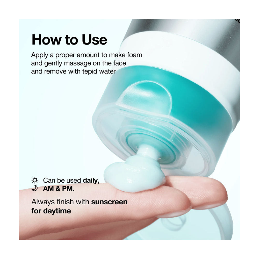 ANUA PDRN Hyaluronic Acid Moisturizing Cleansing Foam - Peaches&Creme Shop Korean Skincare Malta