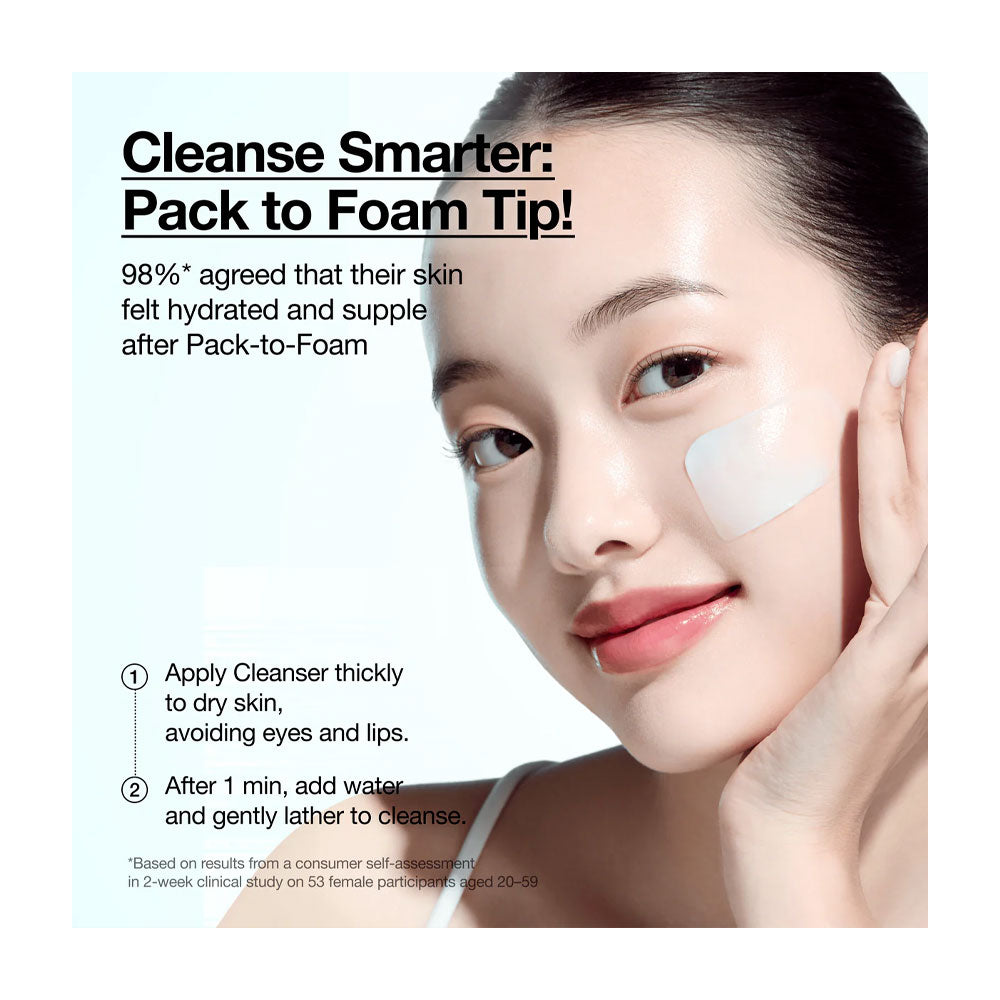 ANUA PDRN Hyaluronic Acid Moisturizing Cleansing Foam - Peaches&Creme Shop Korean Skincare Malta