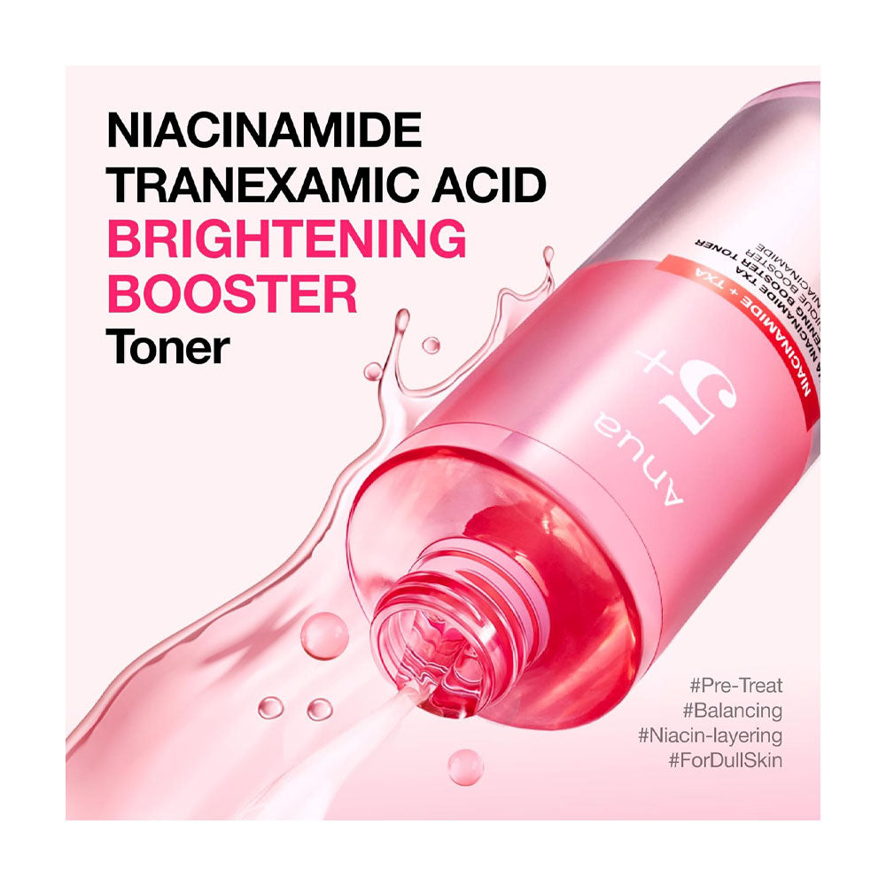 ANUA Niacinamide TXA Brightening Booster Toner -Peaches&Creme Shop Korean Skincare Malta