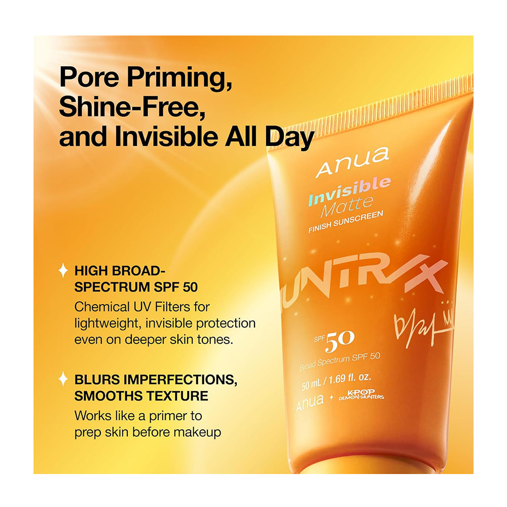 Invisible Matte Finish Sunscreen