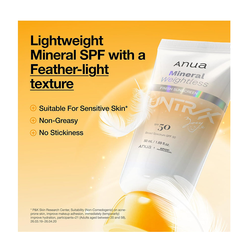 Mineral Weightless Finish Sunscreen